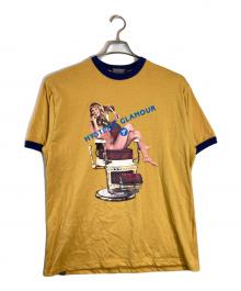 Hysteric Glamour（ヒステリックグラマー）の古着「HYSTERIC HAIR CUT Tシャツ」｜イエロー