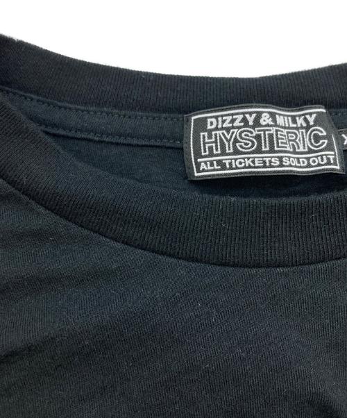 Hysteric Glamour（ヒステリックグラマー）Hysteric Glamour (ヒステリックグラマー) THIRSTY GIRL Tシャツ ブラック サイズ:XLの古着・服飾アイテム