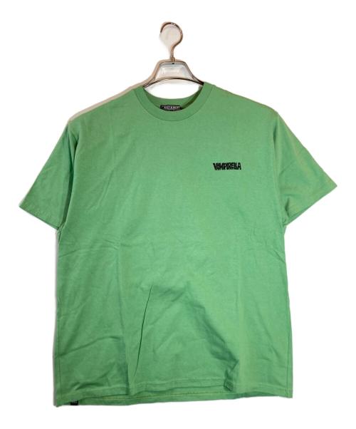 Hysteric Glamour（ヒステリックグラマー）Hysteric Glamour (ヒステリックグラマー) VAMPIRELLA/BLOOD OF HYSTERIC  Tシャツ グリーン サイズ:XLの古着・服飾アイテム