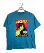 Hysteric Glamourヒステリックグラマー）の古着「VAMPIRELLA/RUNNING RED Tシャツ」｜ブルー