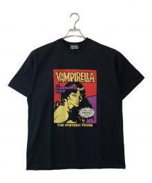 Hysteric Glamour（ヒステリックグラマー）の古着「VAMPIRELLA/RUNNING RED Tシャツ」｜ブラック