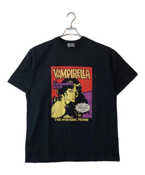 Hysteric Glamour（ヒステリックグラマー）Hysteric Glamour (ヒステリックグラマー) VAMPIRELLA/RUNNING RED Tシャツ ブラック サイズ:XL 未使用品の古着・服飾アイテム