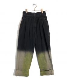 J.W.ANDERSON（ジェイダブリューアンダーソン）の古着「PLEAT FRONT BAGGY TROUSER」｜ブラック