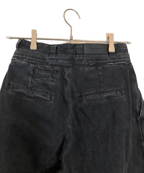 J.W.ANDERSON（ジェイダブリューアンダーソン）J.W.ANDERSON (ジェイダブリューアンダーソン) PLEAT FRONT BAGGY TROUSER ブラック サイズ:UK34の古着・服飾アイテム