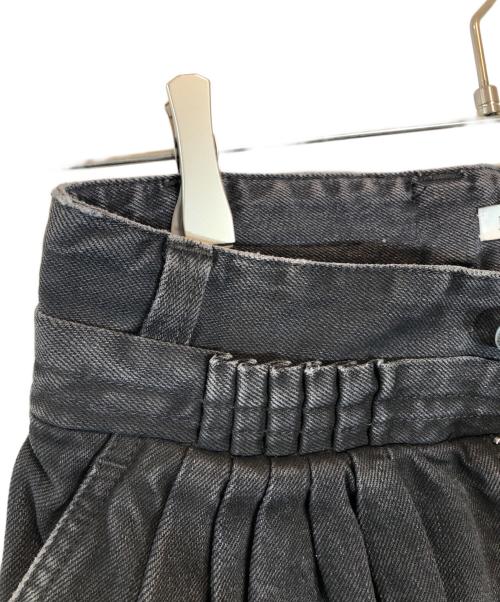 J.W.ANDERSON（ジェイダブリューアンダーソン）J.W.ANDERSON (ジェイダブリューアンダーソン) PLEAT FRONT BAGGY TROUSER ブラック サイズ:UK34の古着・服飾アイテム