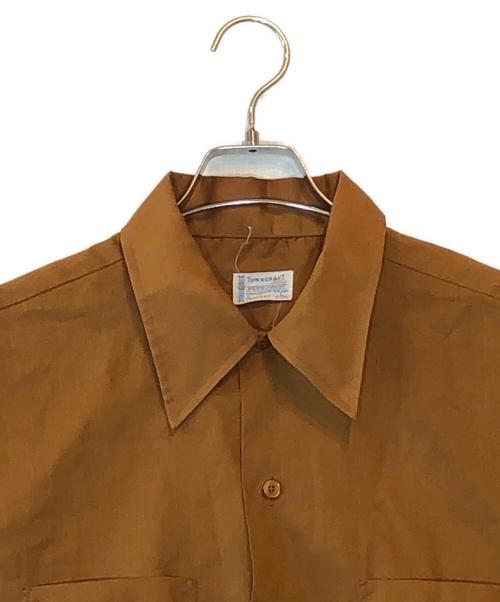 TOWN CRAFT（タウンクラフト）TOWN CRAFT (タウンクラフト) シャツ ブラウン サイズ:Lの古着・服飾アイテム
