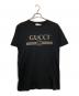 GUCCI（グッチ）の古着「ロゴ オーバーサイズ コットン Tシャツ」｜ブラック