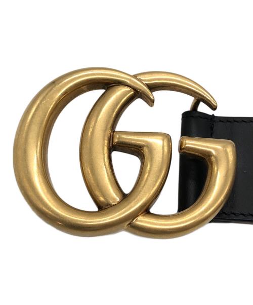 GUCCI（グッチ）GUCCI (グッチ) レザーベルト グリーン サイズ:下記参照の古着・服飾アイテム