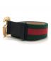 GUCCI (グッチ) レザーベルト グリーン サイズ:下記参照：23000円