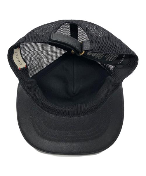 GUCCI（グッチ）GUCCI (グッチ) メッシュキャップ ブラック サイズ:M（58㎝）の古着・服飾アイテム