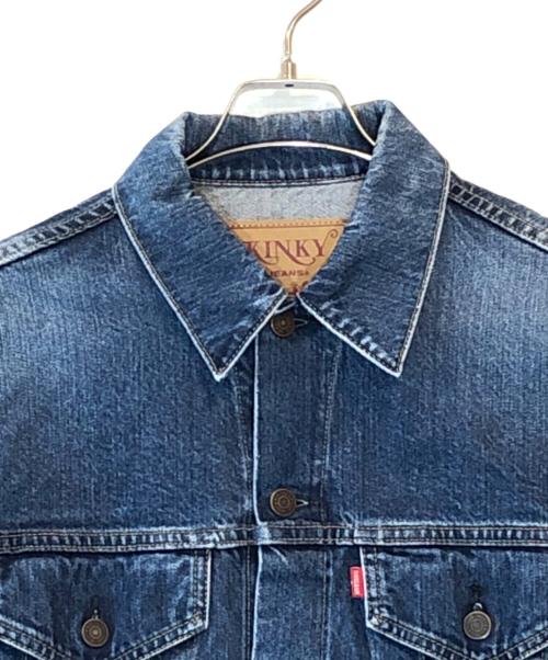 Hysteric Glamour（ヒステリックグラマー）Hysteric Glamour (ヒステリックグラマー) 和紙デニムジャケット ブルー サイズ:XLの古着・服飾アイテム