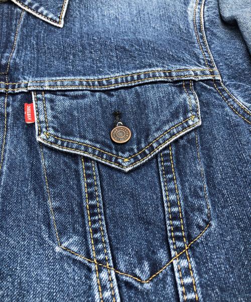 Hysteric Glamour（ヒステリックグラマー）Hysteric Glamour (ヒステリックグラマー) 和紙デニムジャケット ブルー サイズ:XLの古着・服飾アイテム