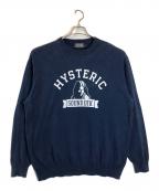 Hysteric Glamourヒステリックグラマー）の古着「SOUND DIVISION セーター」｜ブルー