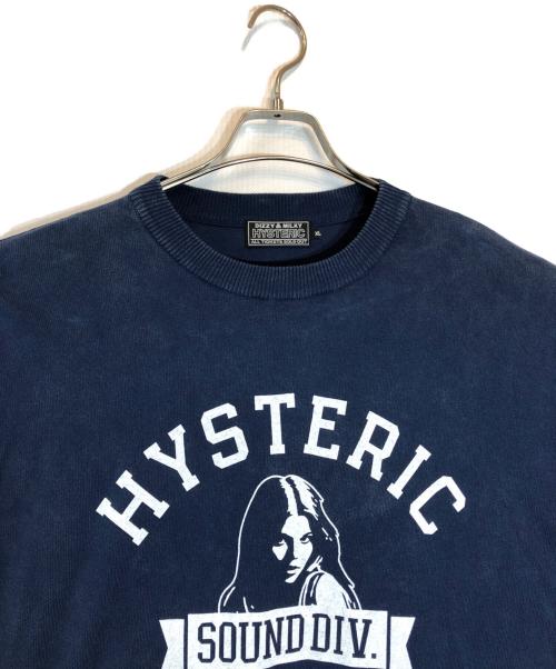 Hysteric Glamour（ヒステリックグラマー）Hysteric Glamour (ヒステリックグラマー) SOUND DIVISION セーター ブルー サイズ:XLの古着・服飾アイテム