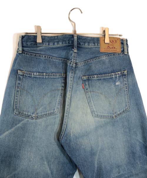 Hysteric Glamour（ヒステリックグラマー）Hysteric Glamour (ヒステリックグラマー) CSR加工 60’S XXストレートデニムパンツ スカイブルー サイズ:32の古着・服飾アイテム