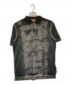 DIESELディーゼル）の古着「ポロシャツ」｜ブラック