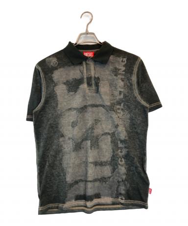 diesel ポロシャツ 中古・古着通販】DIESEL (ディーゼル) ポロシャツ ブラック サイズ:M