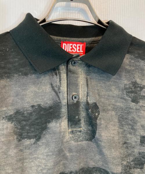 DIESEL（ディーゼル）DIESEL (ディーゼル) ポロシャツ ブラック サイズ:Mの古着・服飾アイテム