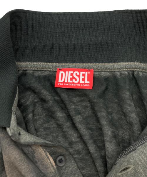 DIESEL（ディーゼル）DIESEL (ディーゼル) ポロシャツ ブラック サイズ:Mの古着・服飾アイテム
