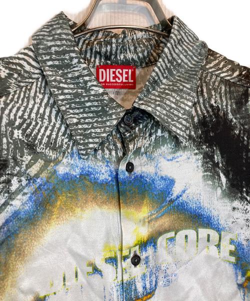 DIESEL（ディーゼル）DIESEL (ディーゼル) S-Gacy Shirts グレー サイズ:48の古着・服飾アイテム