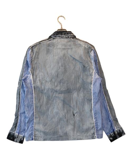 DIESEL（ディーゼル）DIESEL (ディーゼル) CREED-BLOCK 長袖シャツ グレー サイズ:48の古着・服飾アイテム