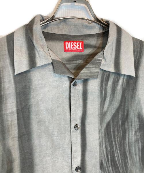 DIESEL（ディーゼル）DIESEL (ディーゼル) S-WINE長袖シャツ グレー サイズ:48の古着・服飾アイテム