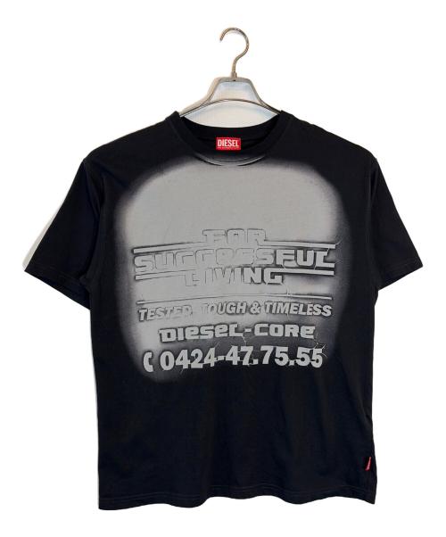 DIESEL（ディーゼル）DIESEL (ディーゼル) T-BOXT-R15 半袖カットソー ブラック サイズ:Mの古着・服飾アイテム