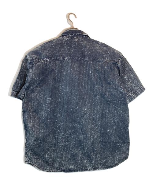 DIESEL（ディーゼル）DIESEL (ディーゼル) S-LAZER short sleeve shirt ブラック サイズ:46の古着・服飾アイテム