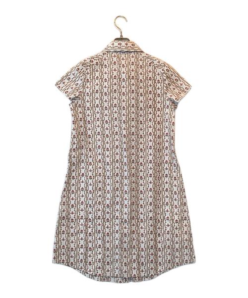 Vivienne Westwood RED LABEL（ヴィヴィアンウエストウッドレッドレーベル）Vivienne Westwood RED LABEL (ヴィヴィアンウエストウッドレッドレーベル) オーブプリント シャツワンピース アイボリー サイズ:3の古着・服飾アイテム