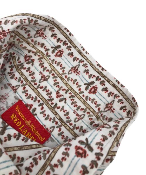 Vivienne Westwood RED LABEL（ヴィヴィアンウエストウッドレッドレーベル）Vivienne Westwood RED LABEL (ヴィヴィアンウエストウッドレッドレーベル) オーブプリント シャツワンピース アイボリー サイズ:3の古着・服飾アイテム