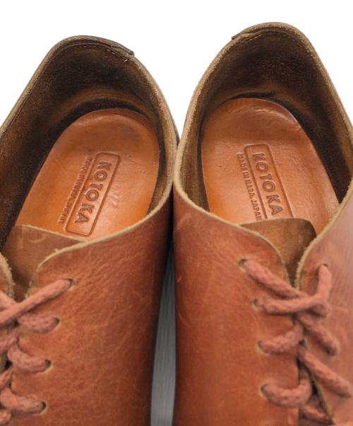 KOTOKA（コトカ）KOTOKA (コトカ) 足なりダービーシューズ ブラウン サイズ:下記参照の古着・服飾アイテム