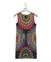 PLEATS PLEASE（プリーツプリーズ）の古着「総柄プリーツチュニック」｜マルチカラー