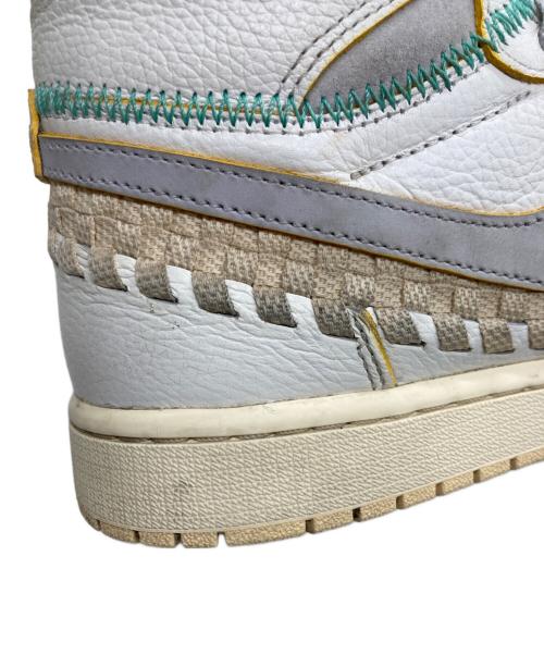 NIKE（ナイキ）NIKE (ナイキ) UNION (ユニオン) AIR JORDAN 1 HIGH UNION BEPHIES BEAUTY SUPPLY ホワイト サイズ:US9の古着・服飾アイテム