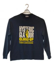 Hysteric Glamour（ヒステリックグラマー）の古着「CLOSE UP Tシャツ」｜ブラック