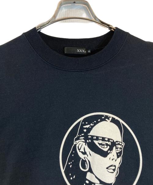 Hysteric Glamour（ヒステリックグラマー）Hysteric Glamour (ヒステリックグラマー) TACKY TOUCH スウェトシャツ ブラック サイズ:XLの古着・服飾アイテム