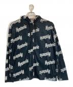 Hysteric Glamourヒステリックグラマー）の古着「SLANTED LOGO柄 パーカ」｜ブラック