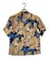 Sun Surf kalakaua（サンサーフ カラカウア）の古着「百虎アロハシャツ」｜ネイビー
