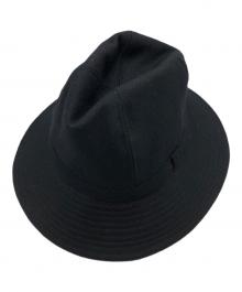 Yohji Yamamoto pour homme（ヨウジヤマモト プールオム）の古着「17AW ウールフェドラハット」｜ブラック
