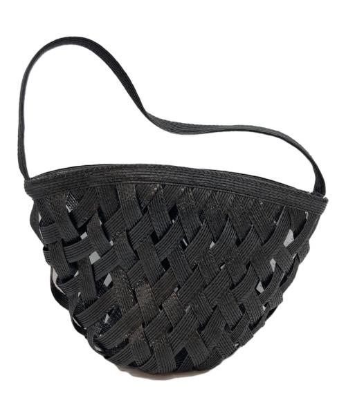 LUDLOW（ラドロー）LUDLOW (ラドロー) Lattice バスケットバッグ ブラック 未使用品の古着・服飾アイテム