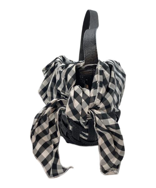 LUDLOW（ラドロー）LUDLOW (ラドロー) Lattice バスケットバッグ ブラック 未使用品の古着・服飾アイテム