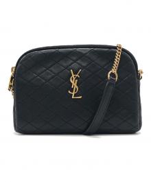 Yves Saint Laurent（イヴサンローラン）の古着「カサンドラキルティングショルダーポーチ」｜ブラック