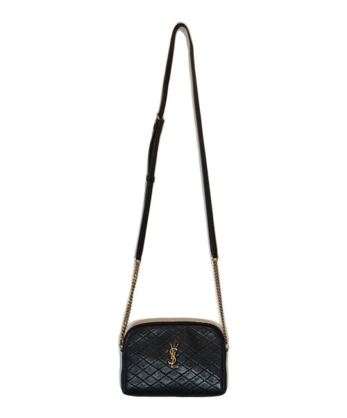 Yves Saint Laurent（イヴサンローラン）Yves Saint Laurent (イヴサンローラン) カサンドラキルティングショルダーポーチ ブラックの古着・服飾アイテム