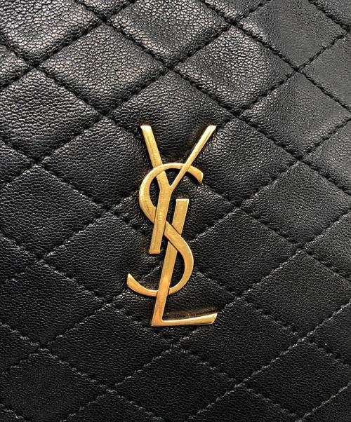 Yves Saint Laurent（イヴサンローラン）Yves Saint Laurent (イヴサンローラン) カサンドラキルティングショルダーポーチ ブラックの古着・服飾アイテム