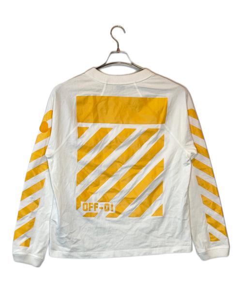 MONCLER（モンクレール）MONCLER (モンクレール) OFFWHITE (オフホワイト) MAGLIA ホワイト サイズ:SIZE Lの古着・服飾アイテム