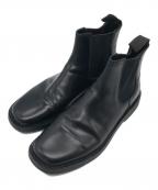 PRADAプラダ）の古着「カウレザーサイドゴアブーツ」｜ブラック