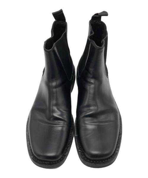 PRADA（プラダ）PRADA (プラダ) カウレザーサイドゴアブーツ ブラック サイズ:5の古着・服飾アイテム