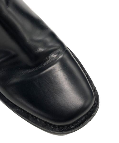 PRADA（プラダ）PRADA (プラダ) カウレザーサイドゴアブーツ ブラック サイズ:5の古着・服飾アイテム