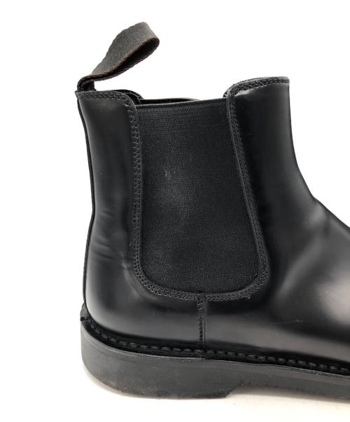 PRADA（プラダ）PRADA (プラダ) カウレザーサイドゴアブーツ ブラック サイズ:5の古着・服飾アイテム