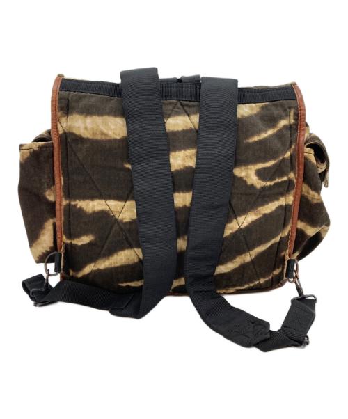 Denim & Supply Ralph Lauren（デニム＆サプライ ラルフローレン）DENIM & SUPPLY RALPH LAUREN (デニム＆サプライ ラルフローレン) スタッズ ゼブラ柄リュック ブラウンの古着・服飾アイテム