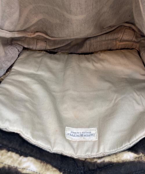 Denim & Supply Ralph Lauren（デニム＆サプライ ラルフローレン）DENIM & SUPPLY RALPH LAUREN (デニム＆サプライ ラルフローレン) スタッズ ゼブラ柄リュック ブラウンの古着・服飾アイテム